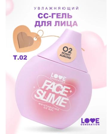 Love Generation Tonal SS Cream Face Slime tone 02 beige