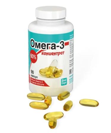 home medicine cabinet Omega-3 concentrate 60% 90 pcs. Cap 500 mg - Buy Online on GoSupps.com