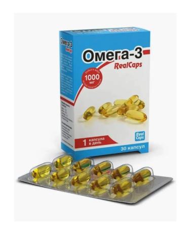 home medicine cabinet Omega-3 RealCaps caps. 1400 mg No. 30