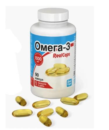 home medicine cabinet Omega-3 RealCaps caps. 1400 mg No. 90