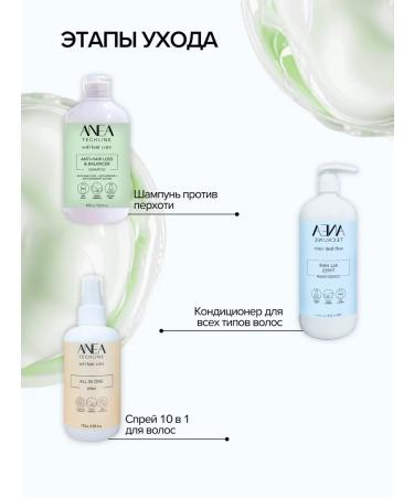 ANEA TECHLINE Professional shampoo against dandruff and falling 450 ml - Buy Online on GoSupps.com