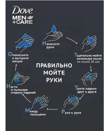 Dove Cream-soap MEN+Care 100g x 4pcs - Buy Online on GoSupps.com