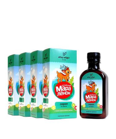 Altai maral fawn Children's syrup from coughing (200 ml) 4 units