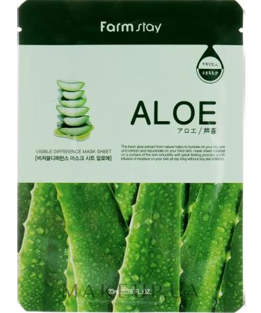 Farm Stay Fabric mask with aloe 5 extract - Buy Online on GoSupps.com