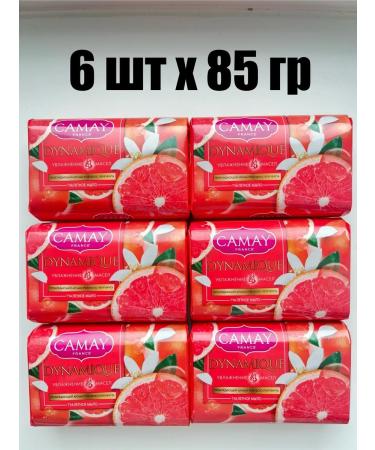 Camay Soap dynamique aroma of pink grapefruit 85 g 6 pcs
