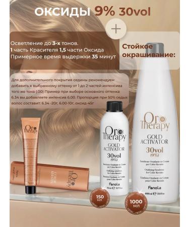 Fanola Professional non -hazardous hair dye 6.3 100ml - Buy Online on GoSupps.com