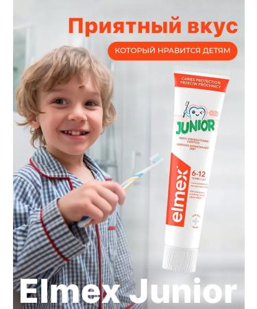 Elmex Children's toothpaste 6-12 from caries Junior - Buy Online on GoSupps.com