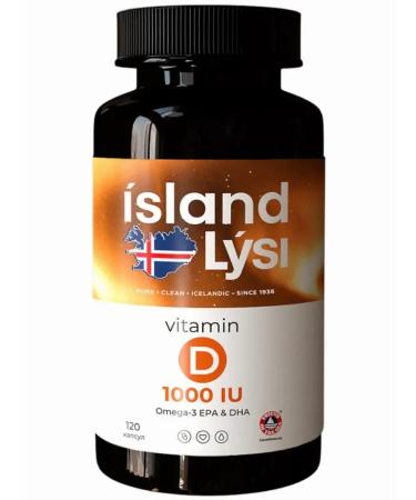 Fox Omega-3 vitamin D 1000MA caps. No. 120