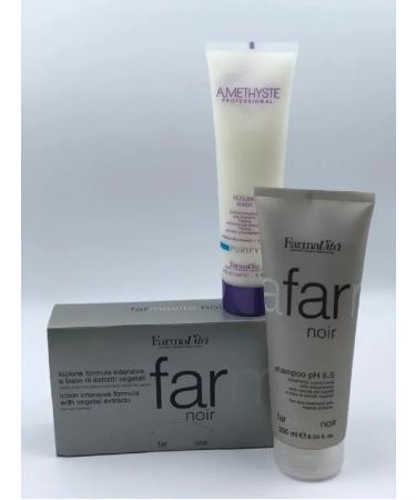 Farmavita Male shampoo against Farma Noir Shampoo hair loss - Buy Online on GoSupps.com