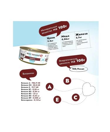 Best dinner Cat food for liver diseases 12pcs x 100g - Buy Online on GoSupps.com