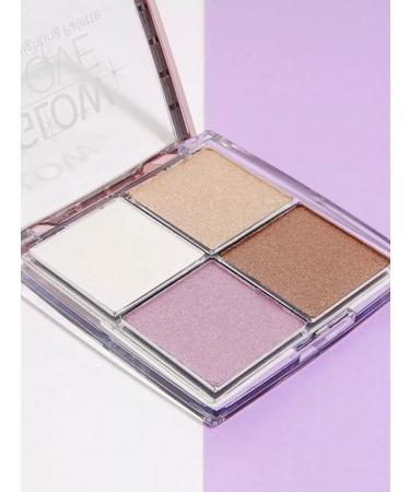 Alvin D'or Highlighter for face 4 in 1 universal. Highlaiters' palette - Buy Online on GoSupps.com