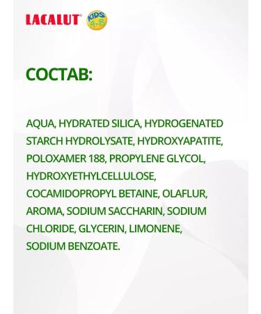 LACALUT Children's toothpaste 4 - 8 years with fluorine 2pcs - Buy Online on GoSupps.com