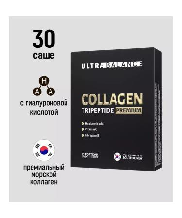 UltraBalance Collagen Tripeptide premium powder 30 Sasha - Buy Online on GoSupps.com