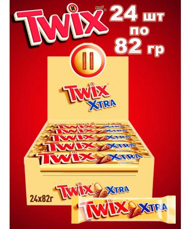 Twix chocolate bars Extra 82 g 24 pcs