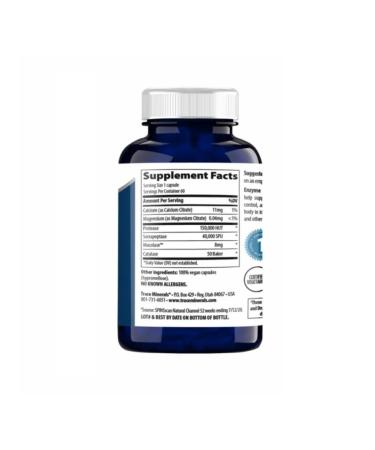 Trace Minerals Enzymes for digestion Enzyme Defense 60 capsules - Buy Online on GoSupps.com