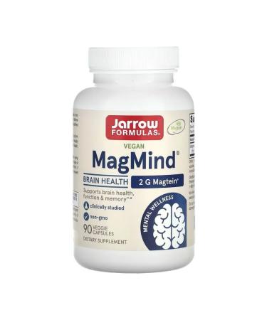 Jarrow Formulas Magmind Magnesium 90 vegetarian capsules