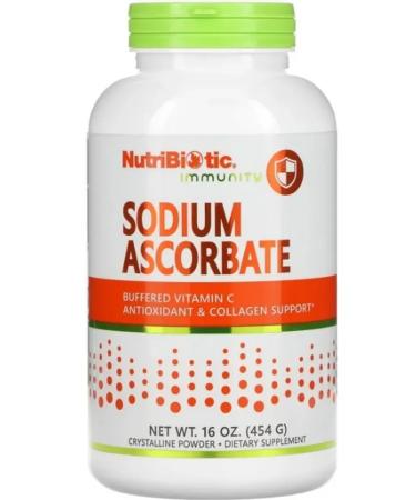 NutriBiotic Immunity Sodium ascorbate vitamin C 454g