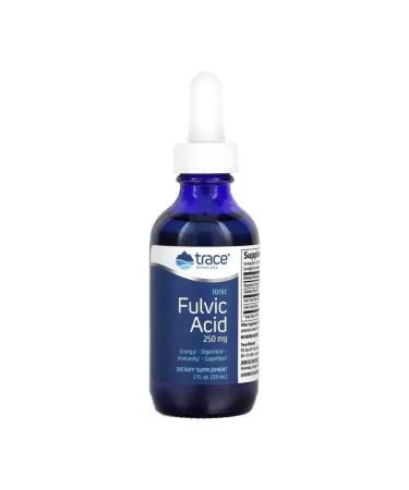Trace Minerals Liquid Ionic Fulvic Acid Magnesium 250 Mg 59 ML - Buy Online on GoSupps.com