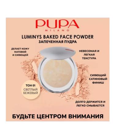 Facial powder compact matting baked tone 01