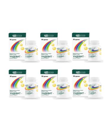 Undevit vitamins dragees 1000mg No. 50 - 6 pack