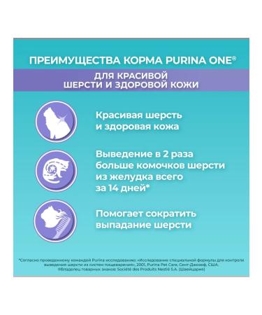 PURINA ONE Dry food for cats beautiful skin and wool chicken 750gr - Buy Online on GoSupps.com