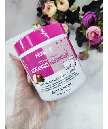 Novex Superfood mask Morango Marshmellow 500 gr. - Buy Online on GoSupps.com