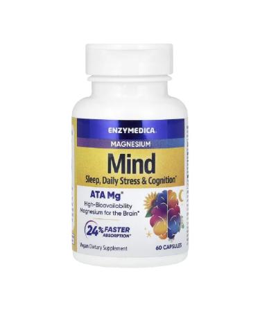 enzymedica Magnesium Mind Magnesium for sleep against stress 60 cap - Buy Online on GoSupps.com