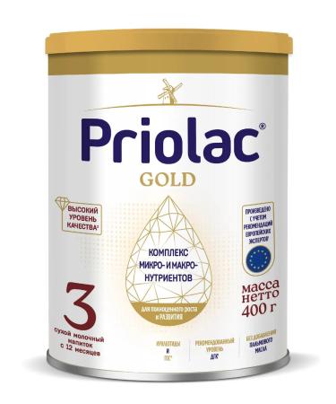 PRIOLAC Gold 3 dry milk mixture from 12 months 400 g