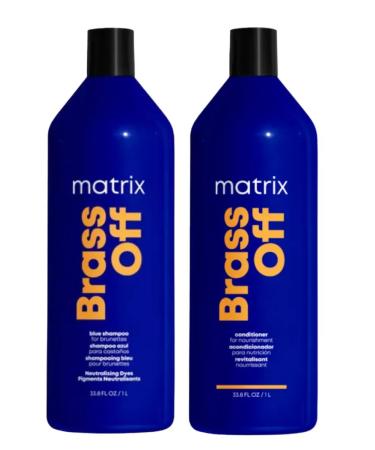 MATRIX BRASS OFF Shampoo and air conditioning 1000 ml - Buy Online on GoSupps.com