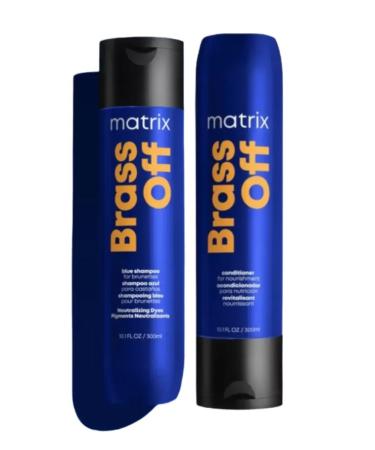 MATRIX BRASS OFF Shampoo and air conditioning 300 ml - Buy Online on GoSupps.com