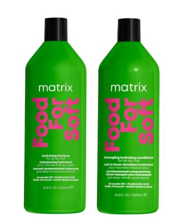 Matrix Food Food Soft Shampoo and air conditioning 1000 ml - Buy Online on GoSupps.com