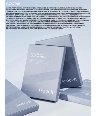 AROCELL Facial masks Korean anti -aging botox - Buy Online on GoSupps.com