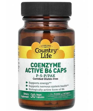 Lake Avenue Nutrition Coferment active vitamin B6 in capsules P-5-P Pak