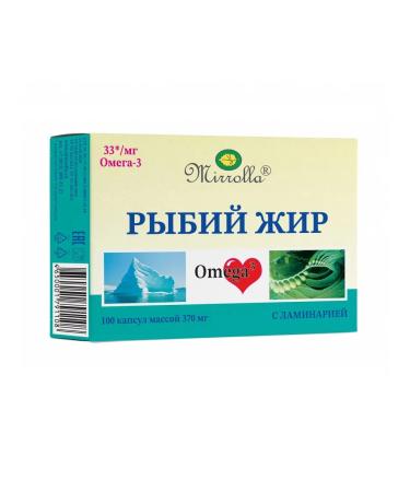 Mirrolla Fish oil with omega -3 laminaria for the heart and blood vessels - 3 - Buy Online on GoSupps.com