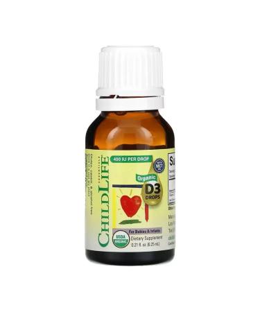 ChildLife Liquid vitamin D3 for babies and children d3 from 0 years old - Buy Online on GoSupps.com