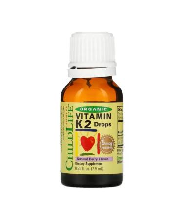 ChildLife Vitamin K2 for children. Berry taste 5 g 7.5 ml - Buy Online on GoSupps.com
