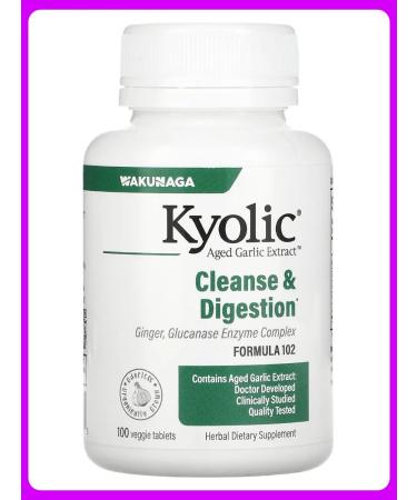 Kyolic Excitted garlic extract 100 tablets