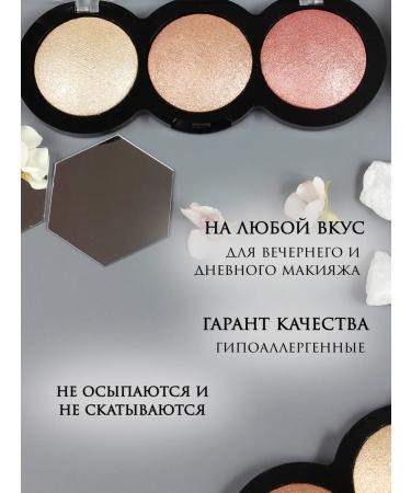 D&ADiamond Facial Highlaiters Palette Shiny Shadows - Buy Online on GoSupps.com