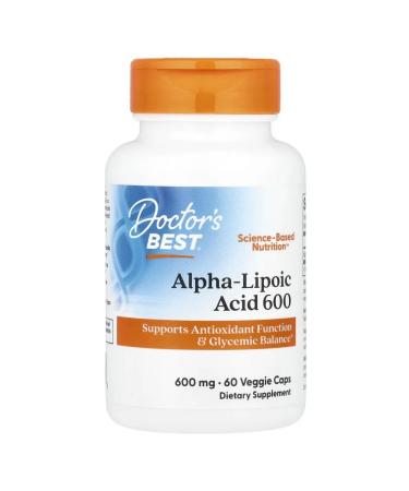 Doctor's Best Alpha-Lipoic acid alpha-lipoic acid 600 mg