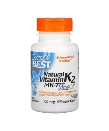 Doctor's Best Natural vitamin K2 MK-7 60 capsules