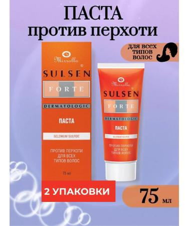 mirrolla Sulsena paste from dandruff Sulsen Forte 2 pcs