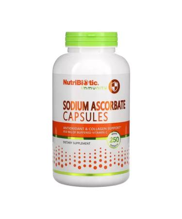 NutriBiotic Sodium Ascorbat 250 vegan capsules