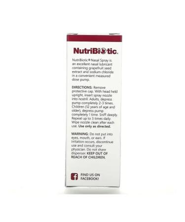 NutriBiotic Nazal spray 29.5 ml (1 liquid. Ration) - Buy Online on GoSupps.com