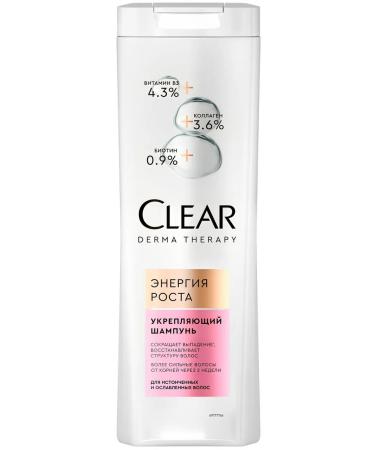 clear Derma Therapy shampoo growth energy from falling out 380 ml