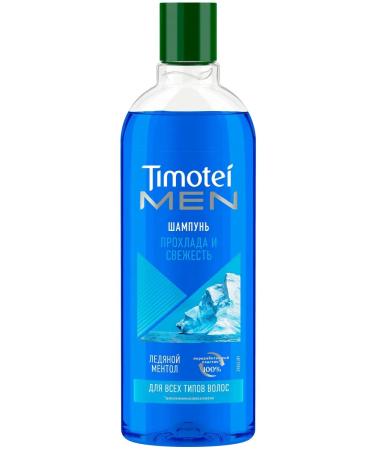 TIMOTEI Men shampoo cool and freshness with ice menthol 400 ml