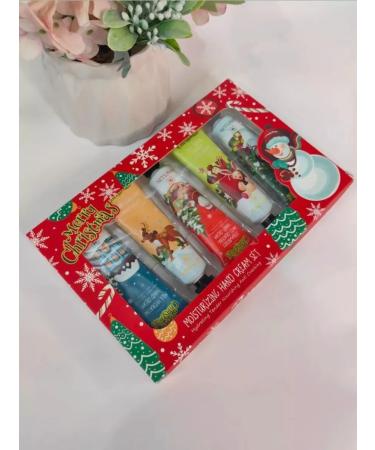 New Year's cream Hand cream Gift set for the new year 5 pcs - Buy Online on GoSupps.com