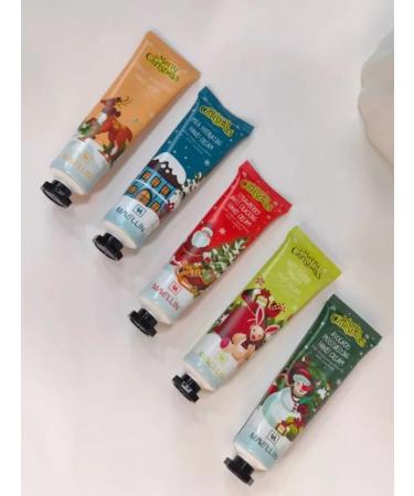 New Year's cream Hand cream Gift set for the new year 5 pcs - Buy Online on GoSupps.com