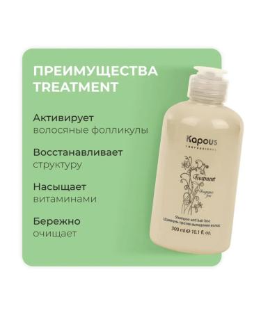 Kapous Hair shampoo against hair loss 300 ml - Buy Online on GoSupps.com
