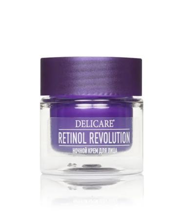 DELICARE Night Face Cream Retinol Revolution 65+ 50ml - Buy Online on GoSupps.com
