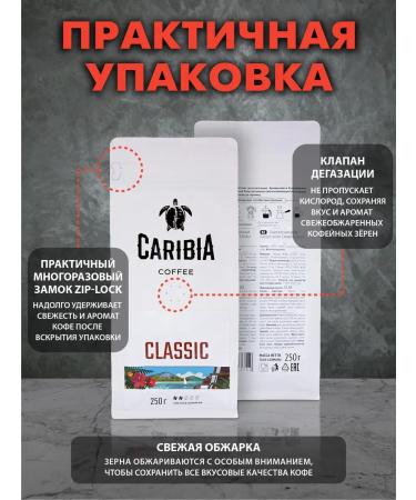 Caribia Coffee in 250 g Brazilia Santos Classic - Buy Online on GoSupps.com
